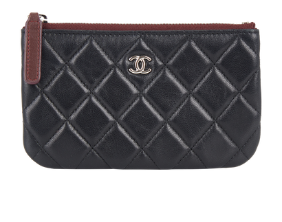 Chanel Quilted CC Pouch, front view
